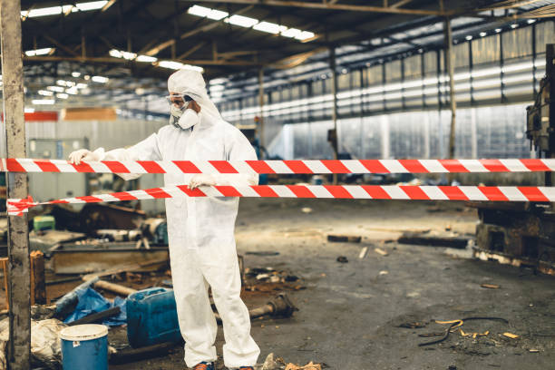 Professional Trauma Scene Cleanup technician working in Belmar, NJ